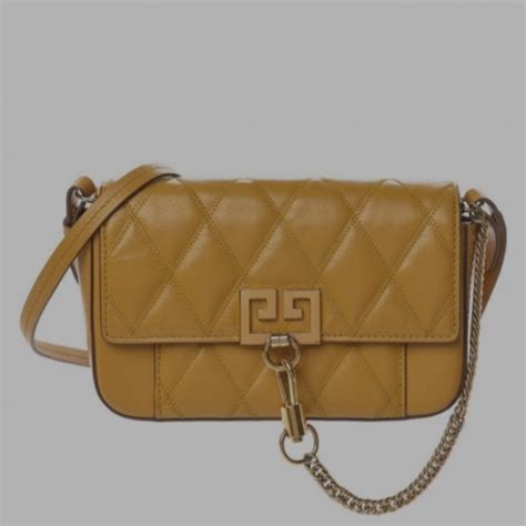 GIVENCHY Goatskin Quilted GV3 Mini Pocket 